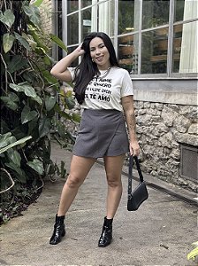 Short saia cinza Riachuelo tam 40