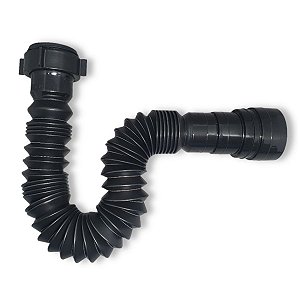 Sifão Universal Preto Cozinha, Banheiro, Tanque Astra
