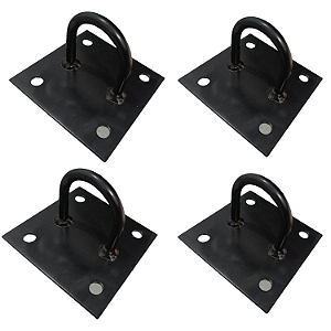 Suporte Trx Parede Teto Academia Cordas Pilates 4 Unidades
