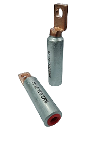 CONECTOR BIMETALICO QUADRADO DTL 2 F X 70 MM