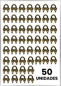 KIT 50 CONECTORES PARA HASTE DE ATERRAMENTO GTDU PA30 - 5/8