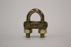 KIT COM 50 CONECTORES GRAMPO PARA HASTE ATERRAMENTO GTDU PA30 - 5/8