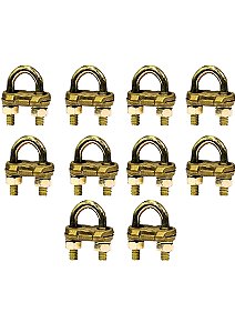 KIT 10 CONECTORES PARA HASTE DE ATERRAMENTO GTDU 3/4 REFORÇADO