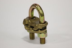 KIT 10 CONECTORES GRAMPO HASTE ATERRAMENTO GTDU REFORCADO 3/4