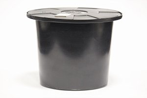 KIT COM 20 CAIXA DE INSPEÇÃO CONICA PVC 18 X 13,5 PARA ATERRAMENTO