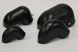 KIT 10 CABECOTE DE PLASTICO PVC 2" POLEGADA