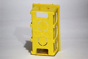 KIT COM 210 CAIXA DE LUZ 4 X 2 PLASTICO AMARELA BETEL