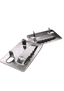 PRESILHA PARA FITA DE AÇO (FECHO) - KIT COM 50 UN - 0,80mm
