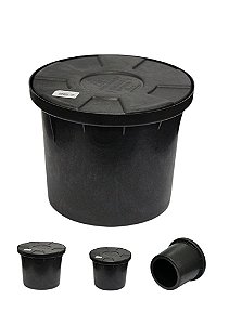 CAIXA DE INSPEÇÃO CÔNICA PVC 23 X 18,5 PARA ATERRAMENTO