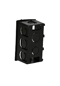 CAIXA DE LUZ 4 X 2 PLASTICO PRETA BETEL - KIT 50 UNIDADES