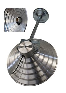 LUMINÁRIA TEMPO EM ALUMÍNIO - SOQUETE E-27
