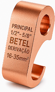 Kit 5 Conectores para Aterramento Cabo/Haste 1/2" a 5/8" 16-35mm SACG