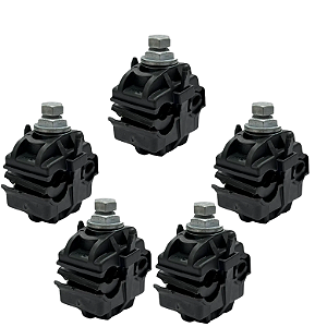 KIT 5 CONECTOR PERFURANTE CDP (derivação) P6 - 1.5-10 / 10-95