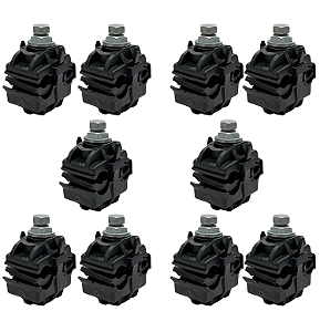 KIT 10 CONECTOR PERFURANTE CDP (derivação) P6 - 1.5-10 / 10-95