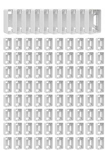 Kit 100 Caixas de Sobrepor 4x2 Brancas Betel - S/Tampa