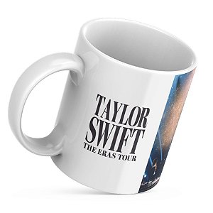 Caneca Personalizada Taylor Swift The Eras Tour - Cerâmica 325ml