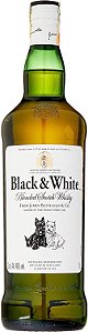 Whisky Blended Scotch Black & White 1L
