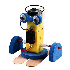 Kit Robô Elétrico P/ Montar - DIY - Expriemnto Tecnológico