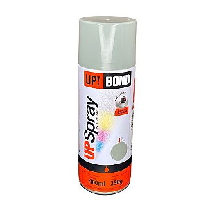 2 Latas Tinta Spray Cinza Premium Up Bond Uso Geral 250G