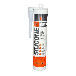 Adesivo Silicone Acetico Branco 260G Up Bond + NF Original