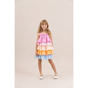 Vestido Babados