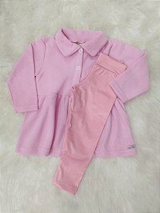 Conjunto Sobretudo e Calça Cirrê Infantil