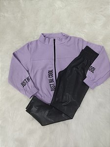 Conjunto Moletom e Calça Cirrê