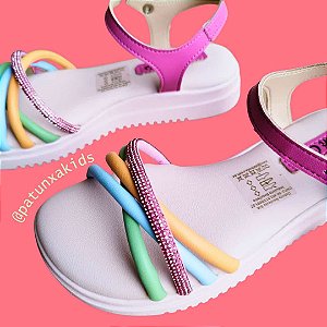 Sandália Pink Cats com Brilhos