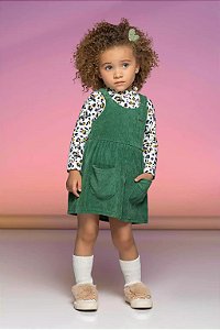 Vestido Infantil com Blusa