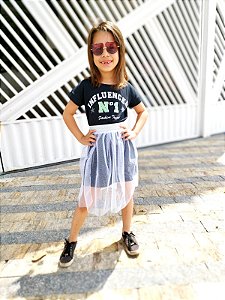 Vestido Conjunto Infantil Influencer