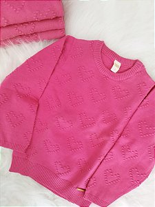 Suéter tricot infantil feminino