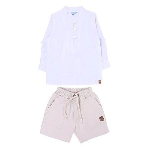 Conjunto Infantil Bata Manga Longa