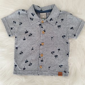 Camisa Infantil Masculina Estampada Manga Curta