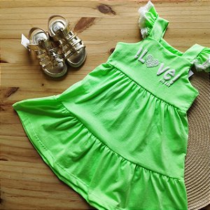 Vestido Infantil Love
