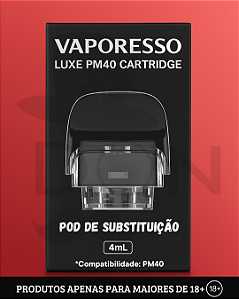 Vaporesso Cartucho Reposição LUXE PM40 (Unidade)