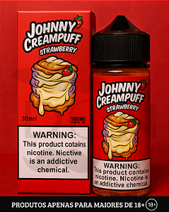 Juice Johny Creampuff - Strawberry - 6mg - 100ml