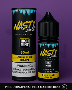 Salt Nasty - Cush Man Grape High Mint - 50mg - 30ml