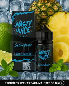 Juice Nasty - Slow Blow High Mint - 6mg - 60ml