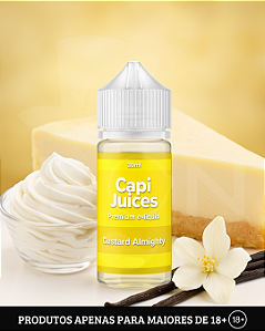 Juice Capi Juices - Custard Almighty - 0mg - 30ml
