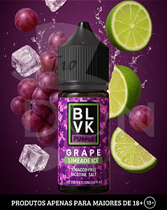 Salt BLVK Purple Grape - Limeade Ice - 35mg - 30ml