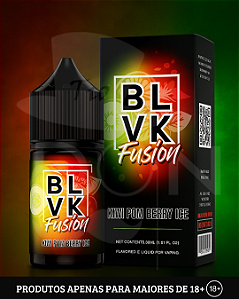 Salt BLVK Fusion - Kiwi Pom Berry Ice - 20mg - 30ml