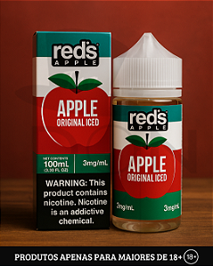 Juice 7Daze - Reds Apple Ice - 0mg - 100ml