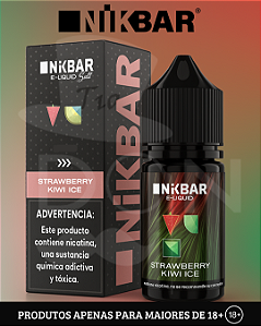 Salt Nikbar - Strawberry Kiwi Ice - 35mg - 30ml
