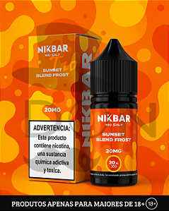 Salt Nikbar -  Sunset Blend Frost - 35mg - 30ml