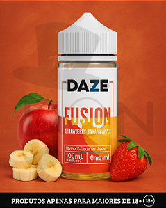 Juice 7Daze Reds Fusion - Strawberry Banana Apple -  3mg - 100ml