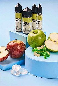 Juice Dream Collab - Sour Apples (Sem Ice) - 0mg - 30ml