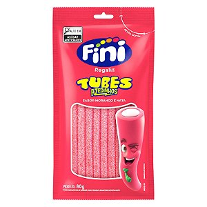 Tubes Morango Azedinho 80g - Fini