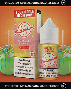 Salt Geekbar Pulseliq - Sour Apple B-burst - 30mg - 30ml