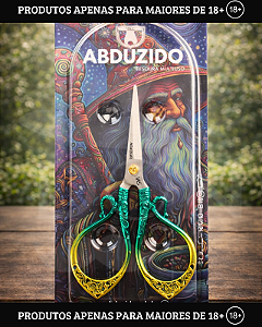 Tesoura Petty X-Green/Gold - Abduzido (Ponta Fina)