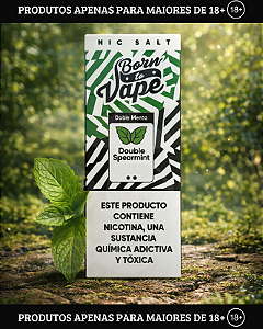 Salt Born To Vape - Double Spearmint - 50mg - 30ml
